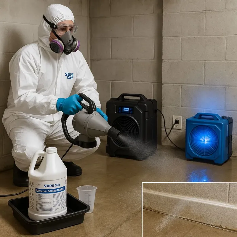 Sanitization and Odor Removal process in Connelly Springs, NC